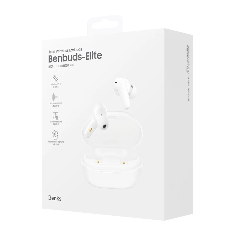 Benks BT Wireless Power bank/Powerbank Mini Earbuds With Charging Box For Game Player