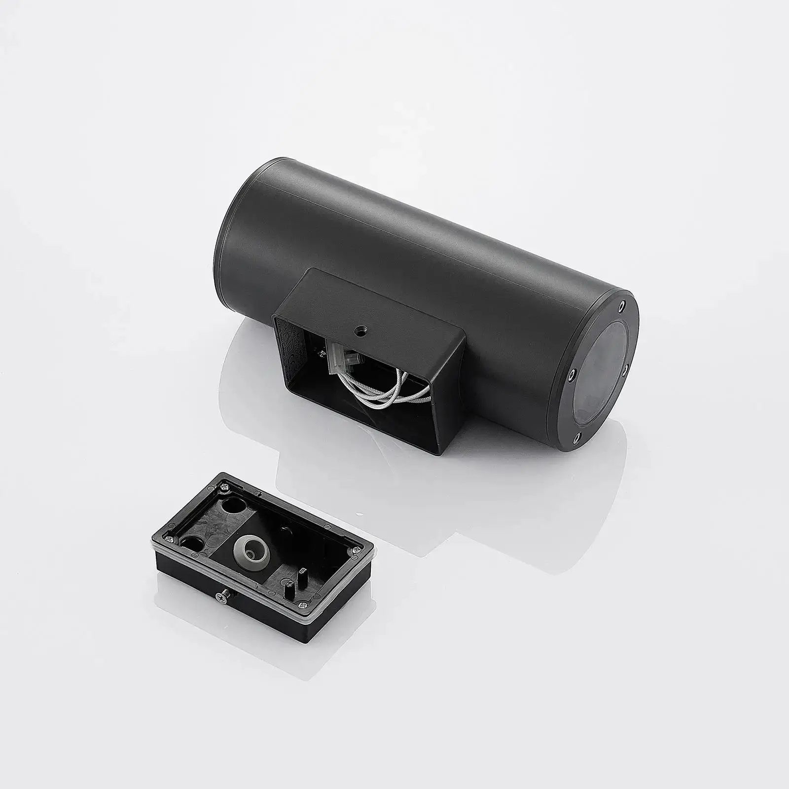  PS2204-2-GU10 IP54 nordic поверхностного монтажа gu10 патрон круглый цилиндр настенное крепление пакет бра светодиодный настенный светильник