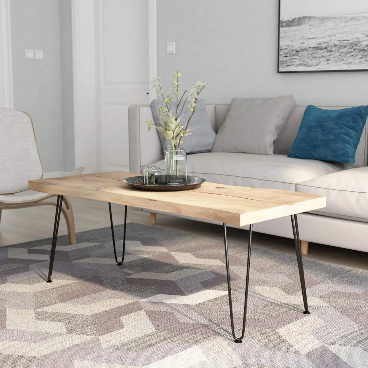 Manufacturer Hardware Fitting Metal hairpin table legs Cabinet Base Bench Hairpin Legs