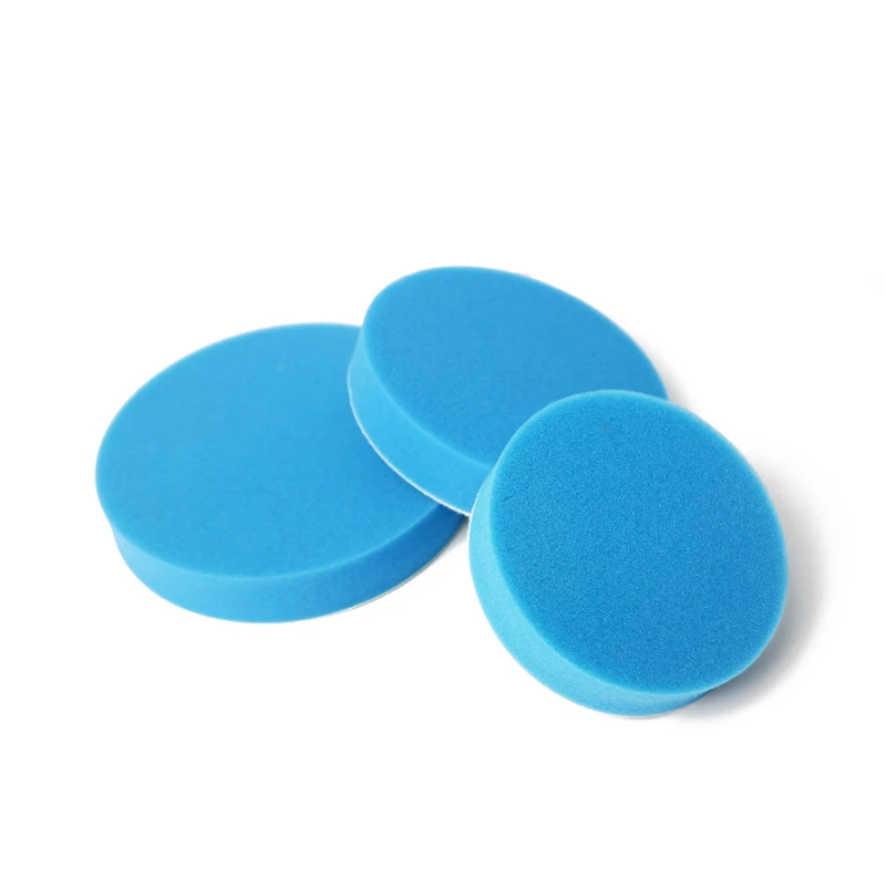 Blue Rough Polishing 2/3/4/5/6/7 Inch Flocked Pad Self-Adhesive Pad Car Paint Care Polishing Pad for Electric Polishing Machine
