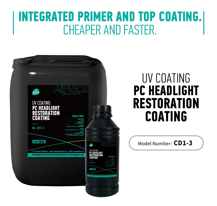 
Headlight repair liquid uv curing varnish coating Headlamp remover 