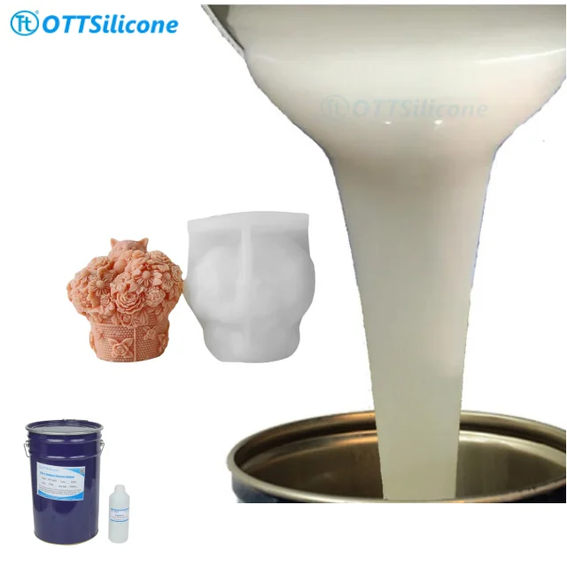 Soft Liquid Silicone to make Candle Mold RTV-2 Silicone