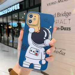 new designer cute 3d astronaut phone cases for iphone 13 pro max tpu silicone cellphone case accessories for iphone 13