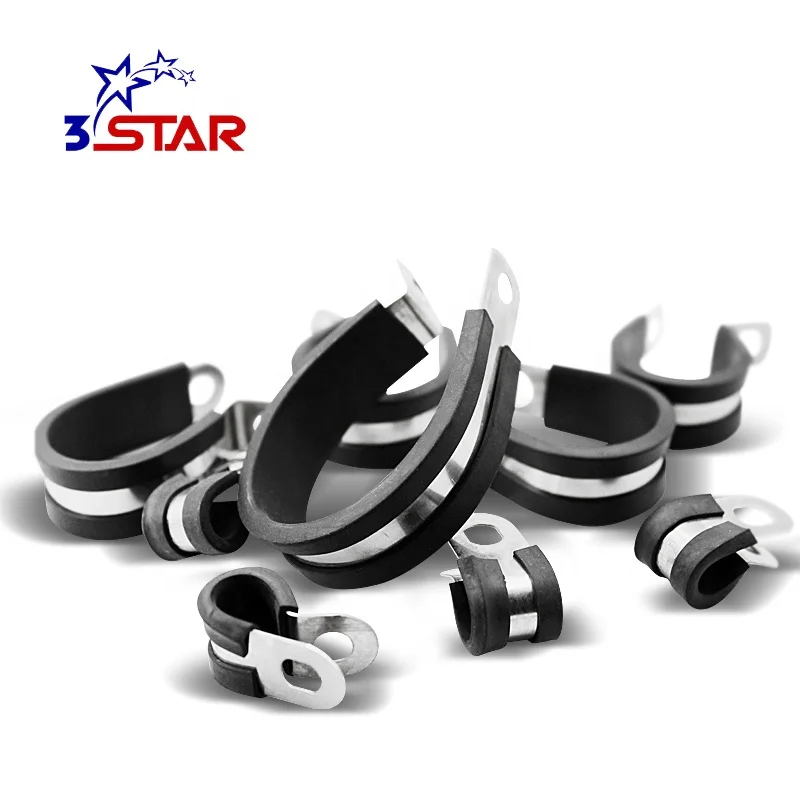 p type automotive fasteners and clips with rubber