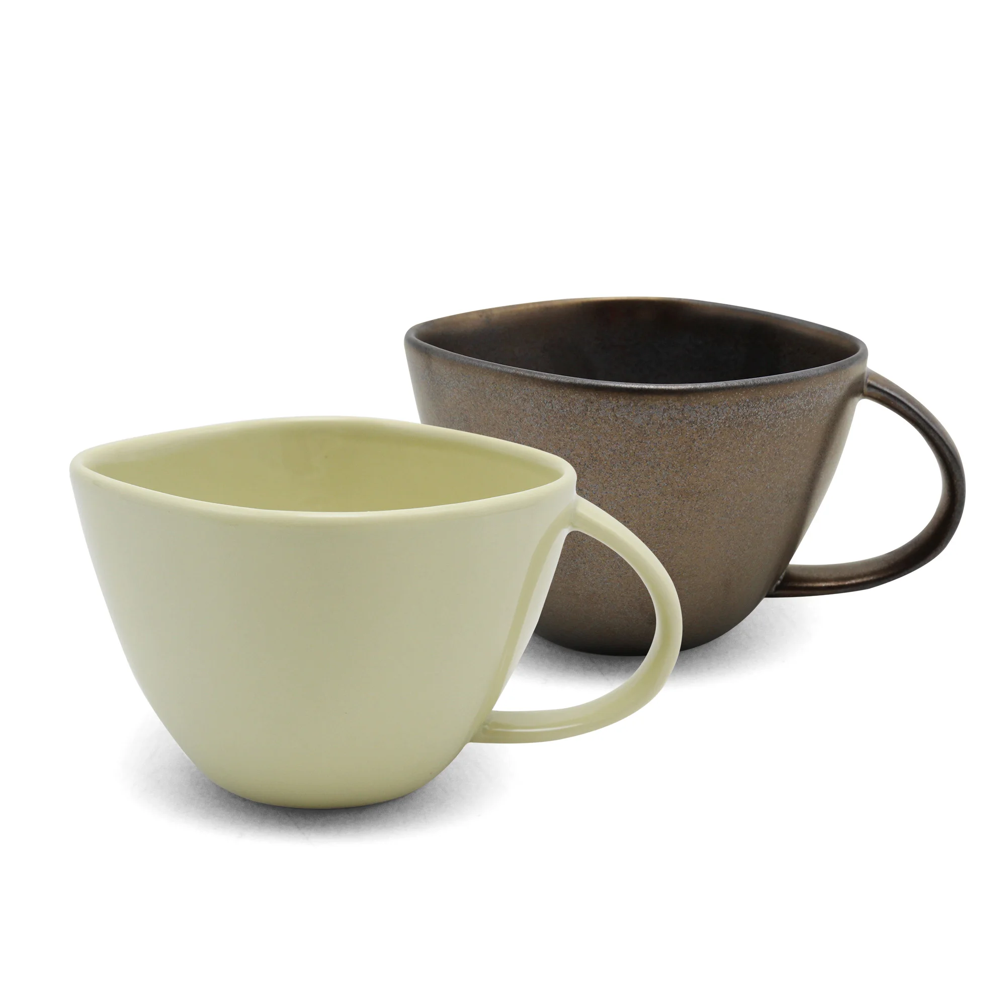 Custom Simple Color Ceramic Coffee Mug Mug Creative Ceramic Nordic Style Saucer Coffee Mug Espresso Cups Custom logo Ceramic