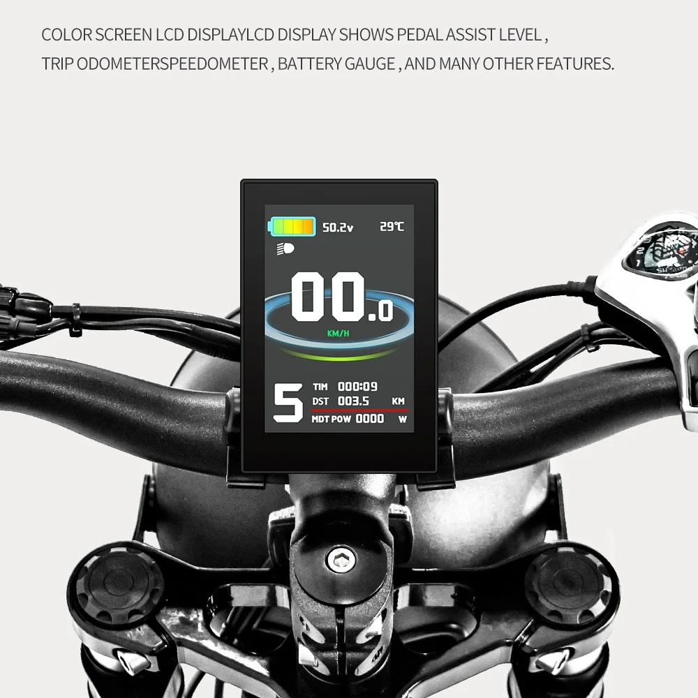 high power 48V 750W 1000w electric bike 20 inch 73 super dual  motor full suspension 7 speed electric motorcycle