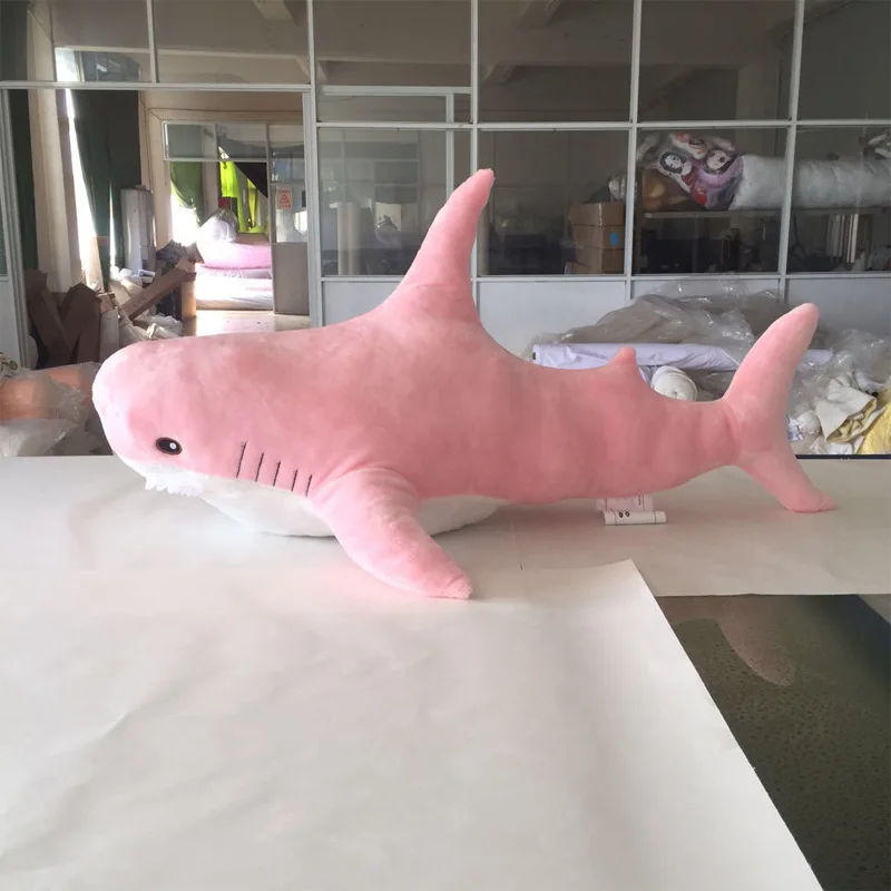 
Amazon select supplier China shark animals soft baby cheap stuffed plaything children staff kid peashooter doll plush toy 
