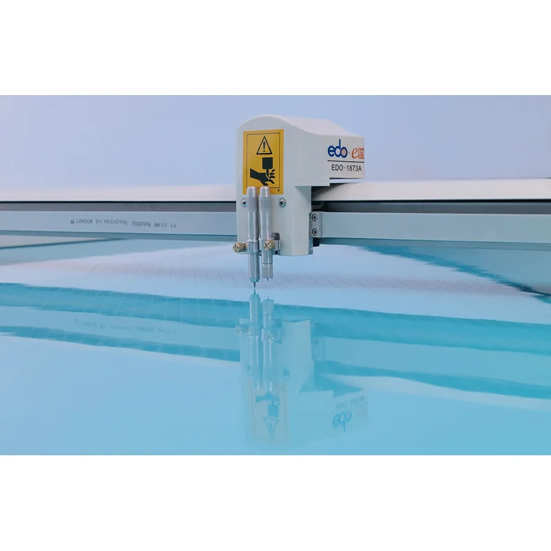 JWEI easy operation flatbed shoes paper pattern cutting plotter