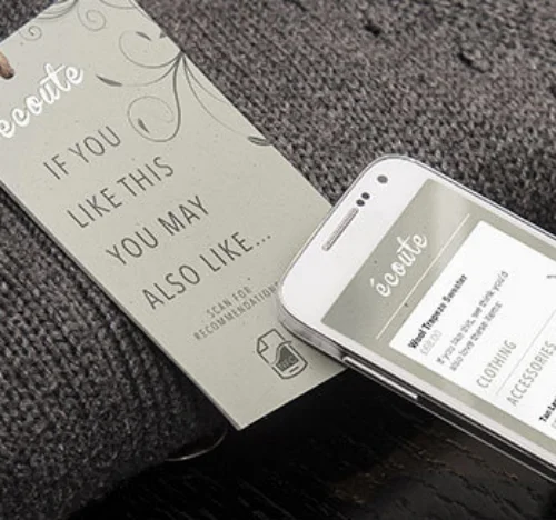 High Quality Nfc Label Recycled Custom Logo Nfc Rfid Label Tag Uhf Technology Nfc Garment Hang Tags