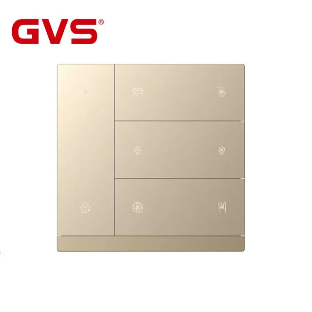 GVS Wall Switch KNX EIB Smart Push Button Switch for KNX/EIB Intelligent Home and Building Controlling System