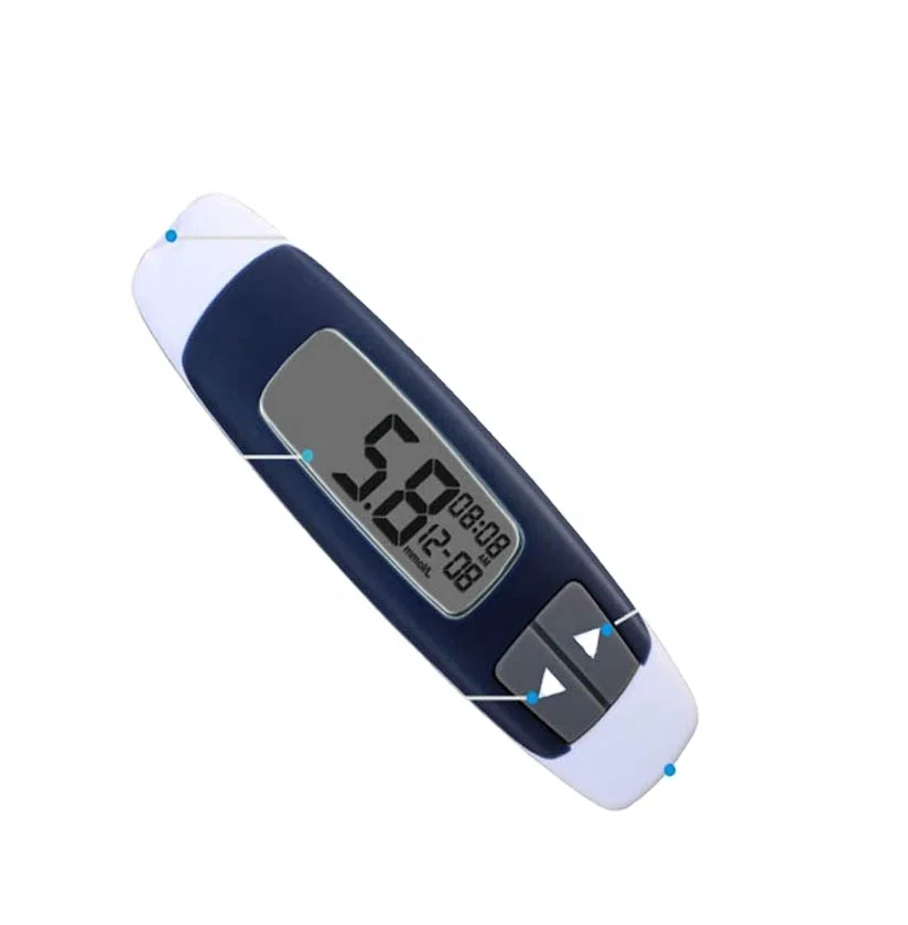 Watch Test Strip System Digital Blood Glucose Meter