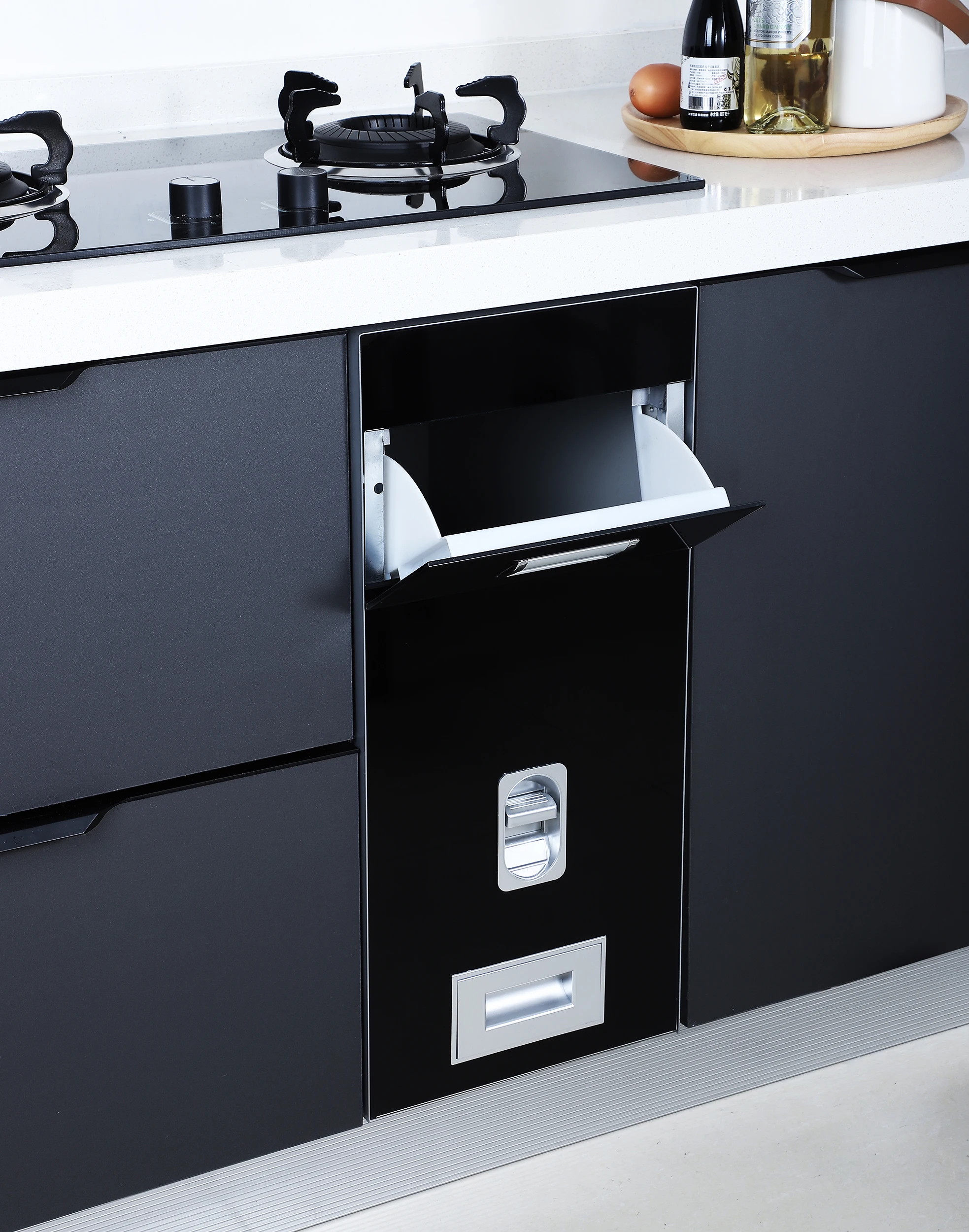Healthy Kitchen Use Cabinet Style Rice Dispenser Box Kitchen Rice Cabinet Stainless Steel Rice Cabinet