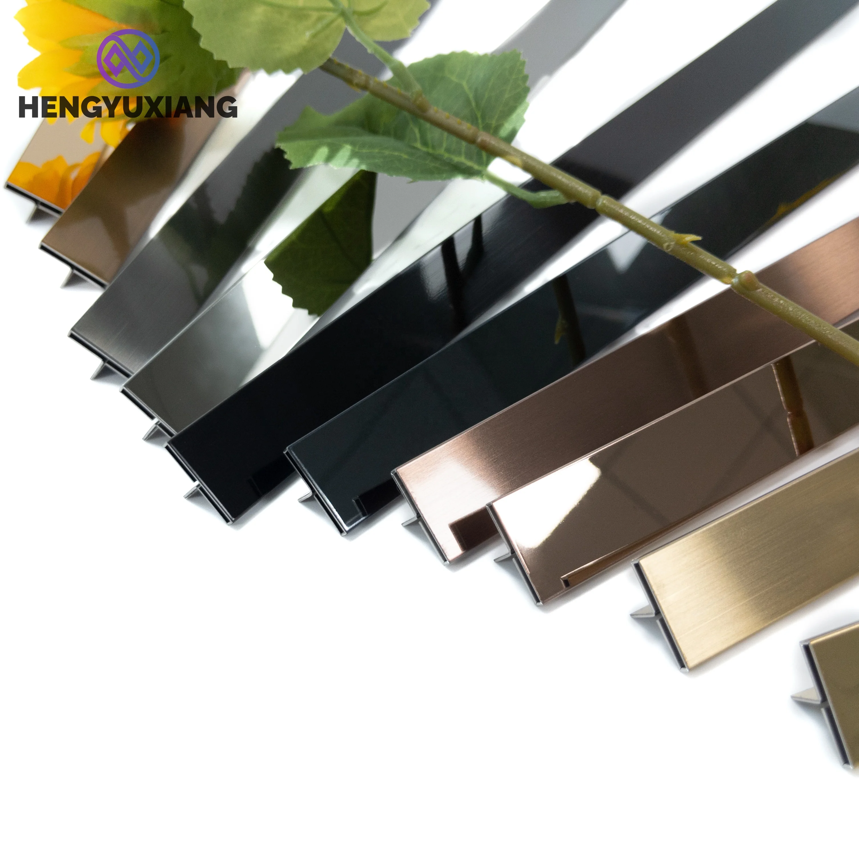 Hot Selling T Profile Tile Accessories Stainless Steel Tile Edge Trim For Floor And Wall