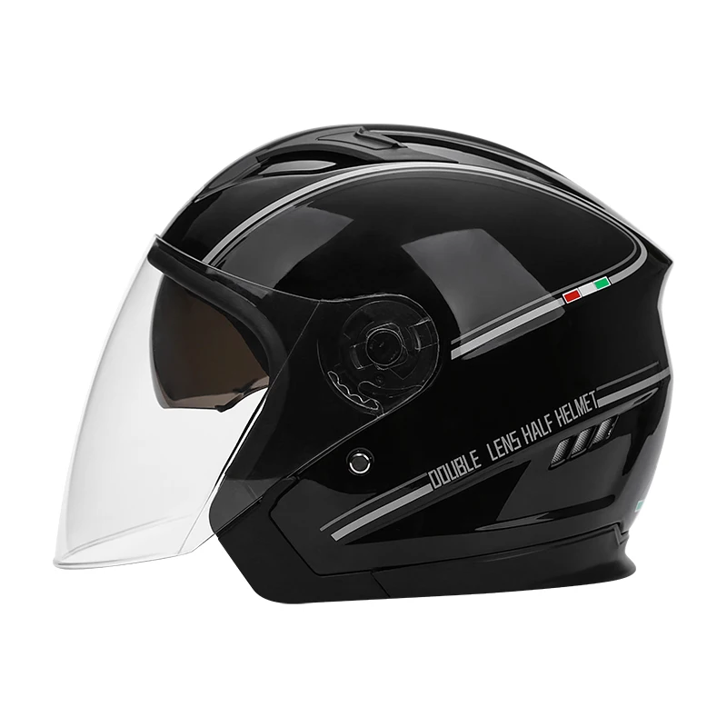 ABS Material Motor Cycle Helmet Cascos Deportivos Para Motos Half Face Helmet For Motorcycle