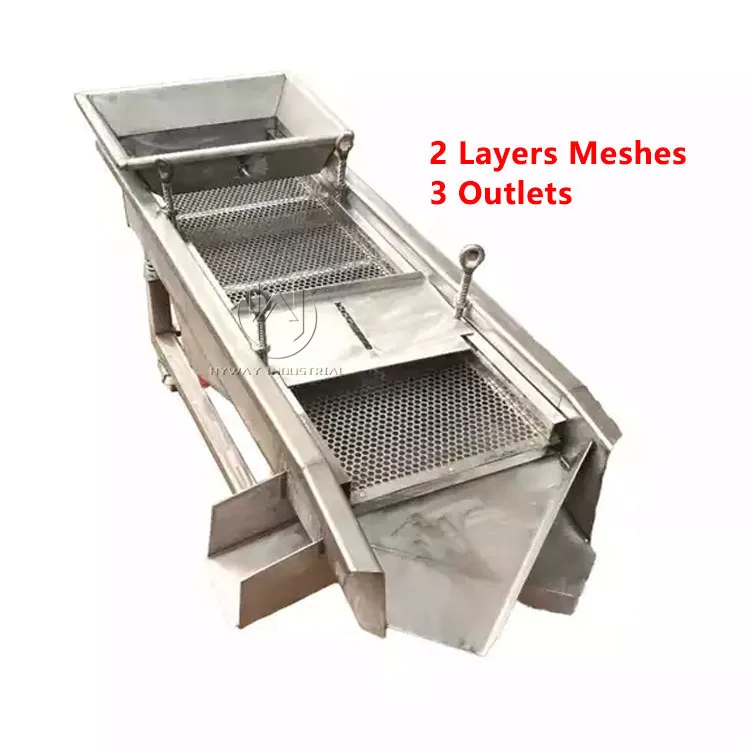 1 layer 2 outlets 2 layers 3 outlets vibration sieve vibrating screen machine