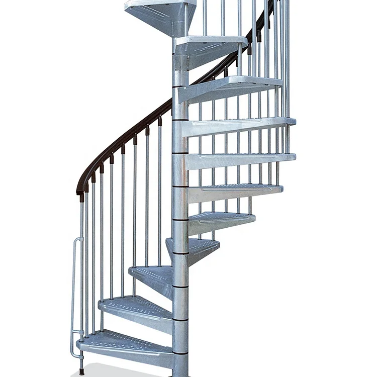 Modular Steel outdoor Decorative Spiral Staircase Design