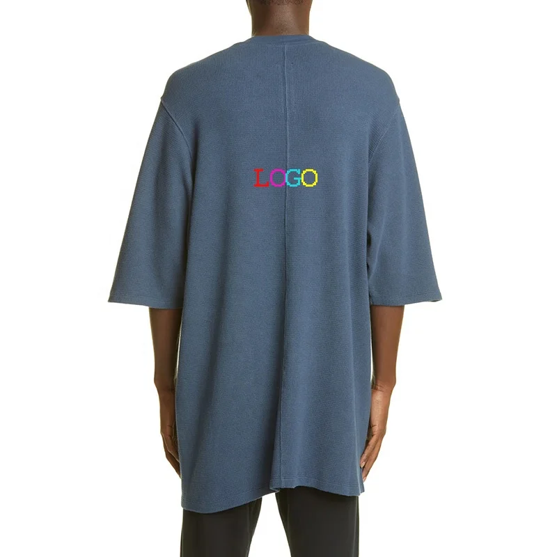 
Oversized Thick Fashion Design Blank T Shirt Men 50% Cotton 50% Polyester Plus Size Custom Personal Style T Shirts 