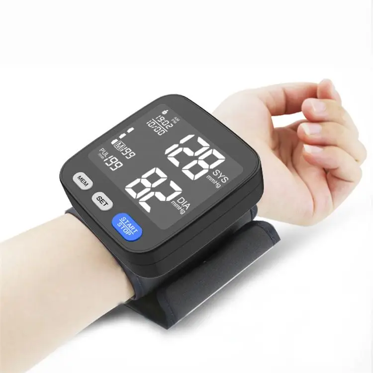 CE ISO High Quality Low Price Home Bp Machine Automatic Wrist Blood Pressure Monitor For Measuring Sphygmomanometer