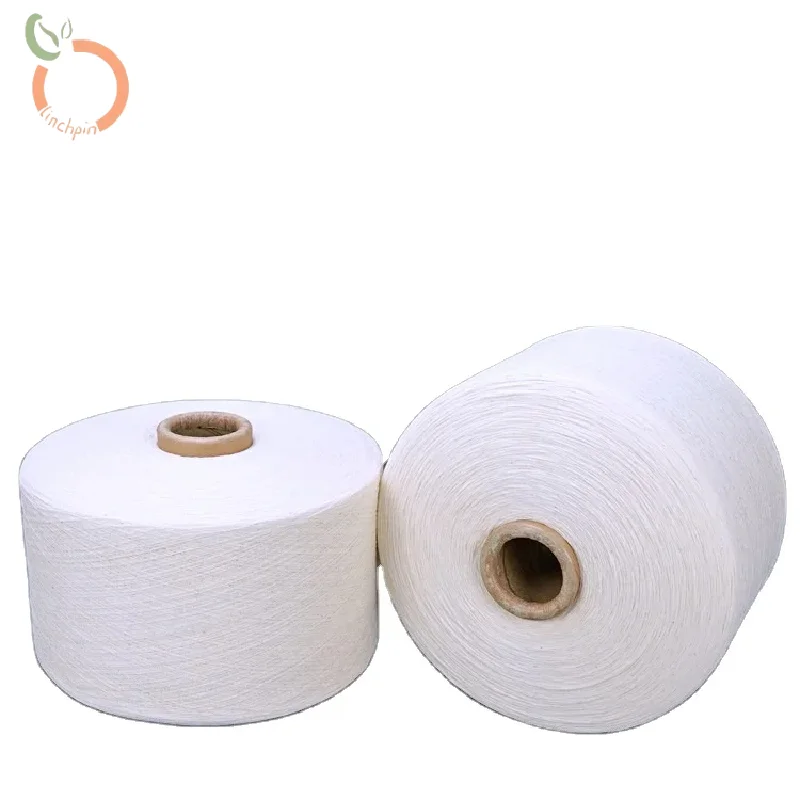 Compact Spinning Ring Spun AA White R 30 100% Viscose Yarn For Weaving