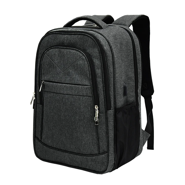 Wholesale custom waterproof business men computer bag anti-theft  17.3 Inches laptop outdoor travel backpack with USB