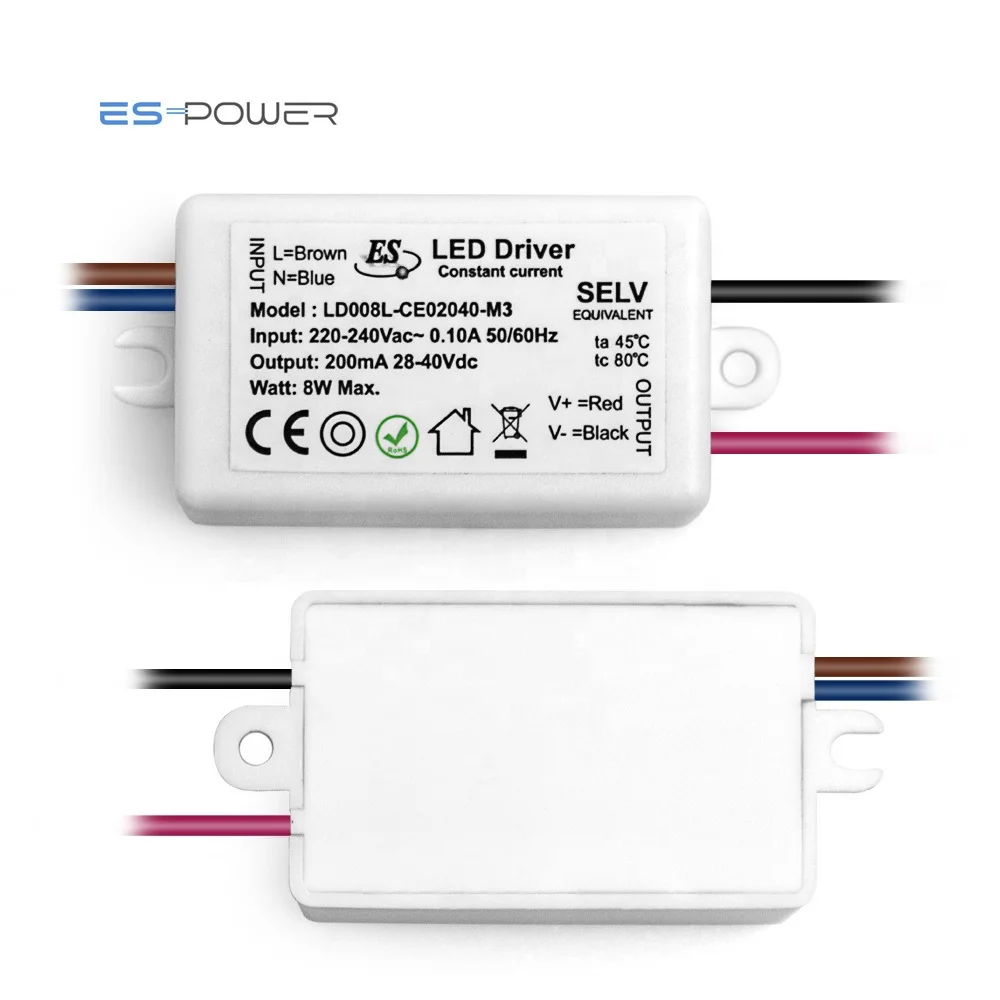 ES 5V 8w 500ma 5-13v Constant Current Lighting and Circuitry Design Led Driver