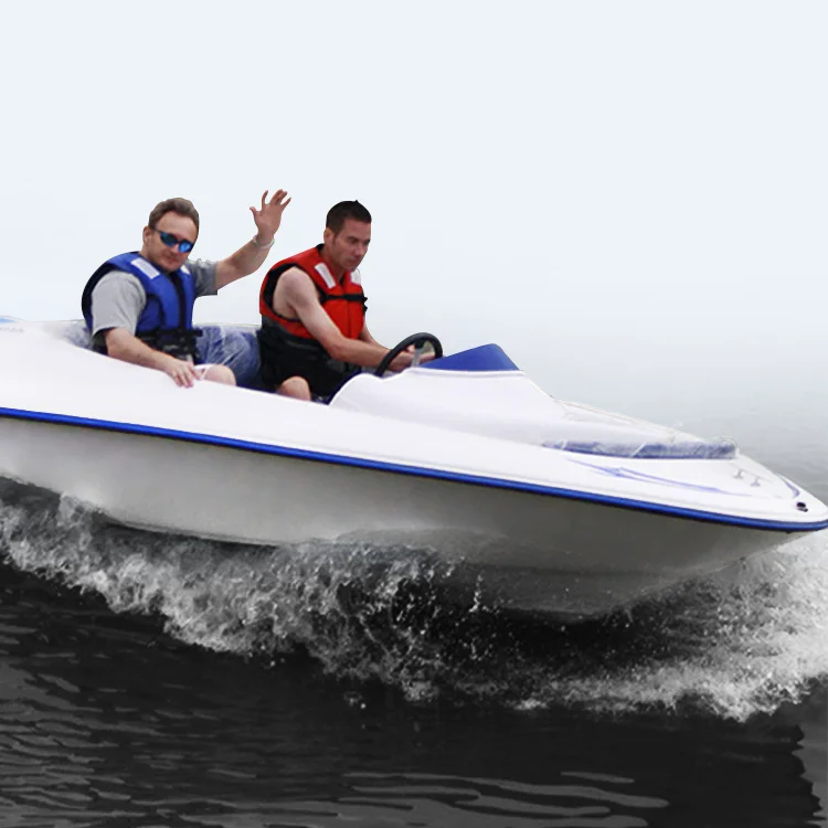 Professional Manufacture Glass Fiber High-speed Boats 4.4m  For Fishing Ocean Waters