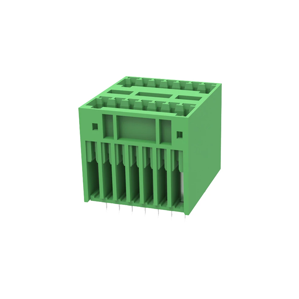 KF15EDGVH-2.5 with 2 level 5A 2.5mm plug terminal block 150V 4A  PCB pluggable terminal blocks -socket