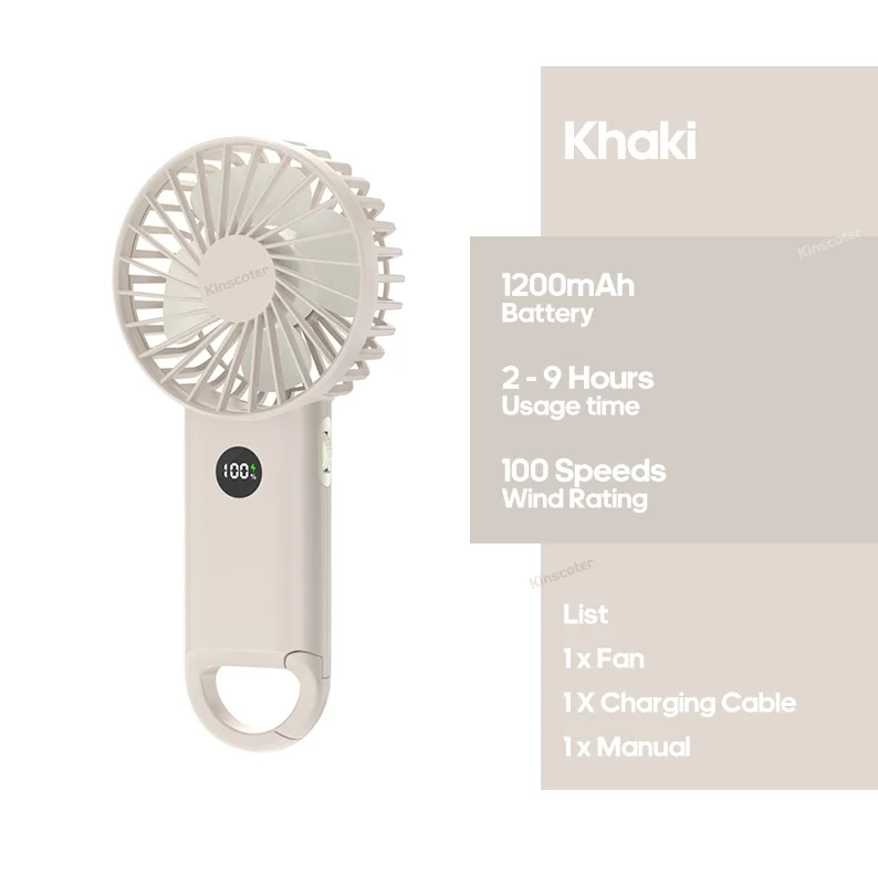 Portable Mini Charging Fan Multi-function Cooling Fan Handheld Mini Hand Fan