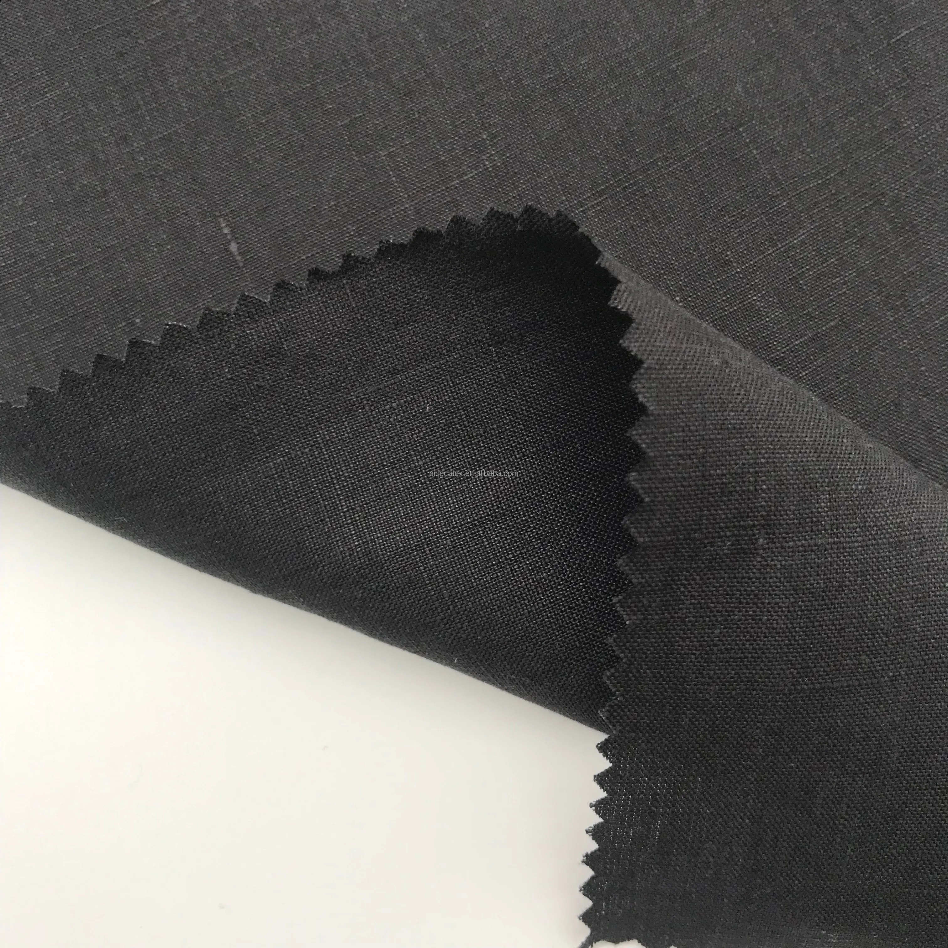 JECA CALORE/9A-ZS GRS 100% RECYCLED HEMP  Fabric Solid piece dyed   Wholesale  Woven  european flax