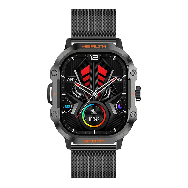 HK24 Bluetooth Call Smartwatch NFC Gaming Heart Rate Blood Pressure Multi-Sport Smartwatch