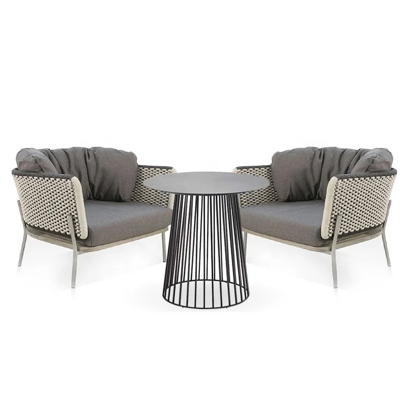 New Design Nordic Style Luxury Rattan Sofa Garden Set Outdoor Furniture