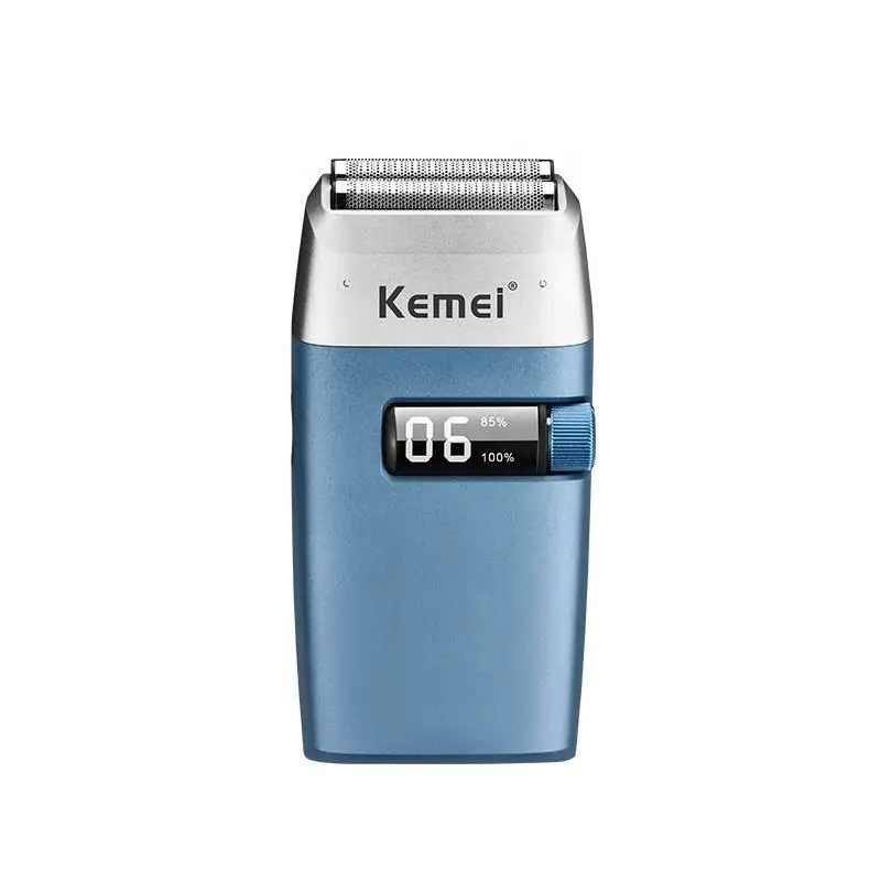 Usb Charging Mens Shavers Shaving Machine Kemei Km-3385 Lcd Liquid Crystal Display Beard Trimmer And Hair Clipper For Men