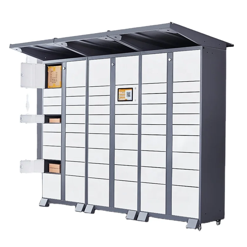 Smart Parcel Locker for Office Building Contactless Secure Parcel Delivery Locker With Remote Management System