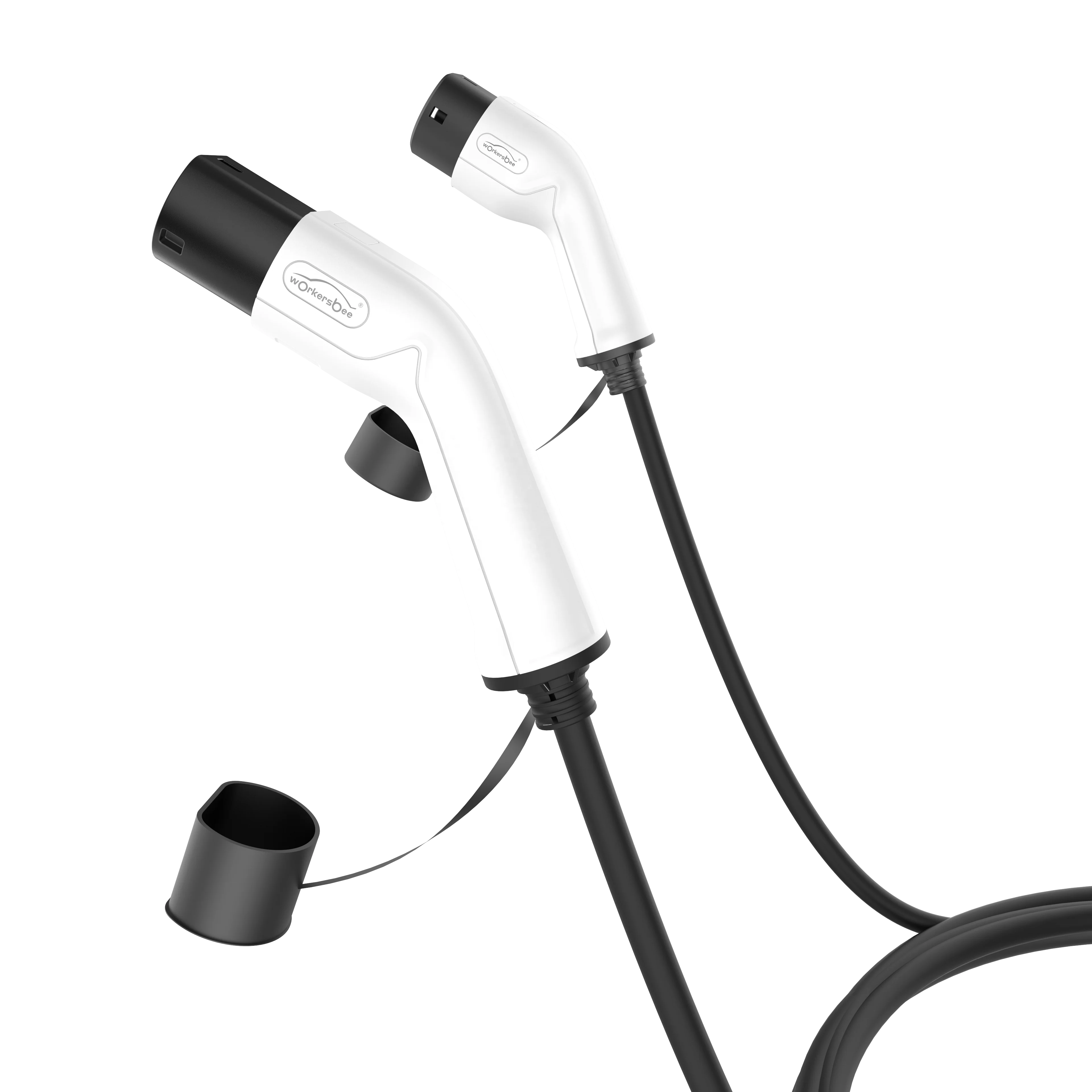 Mode 3 32A  22kw 480V  Three Phase Type 2 to Type 2 EV Charging Cable Quickly Charging for Car  TPU FCC/CE/CB