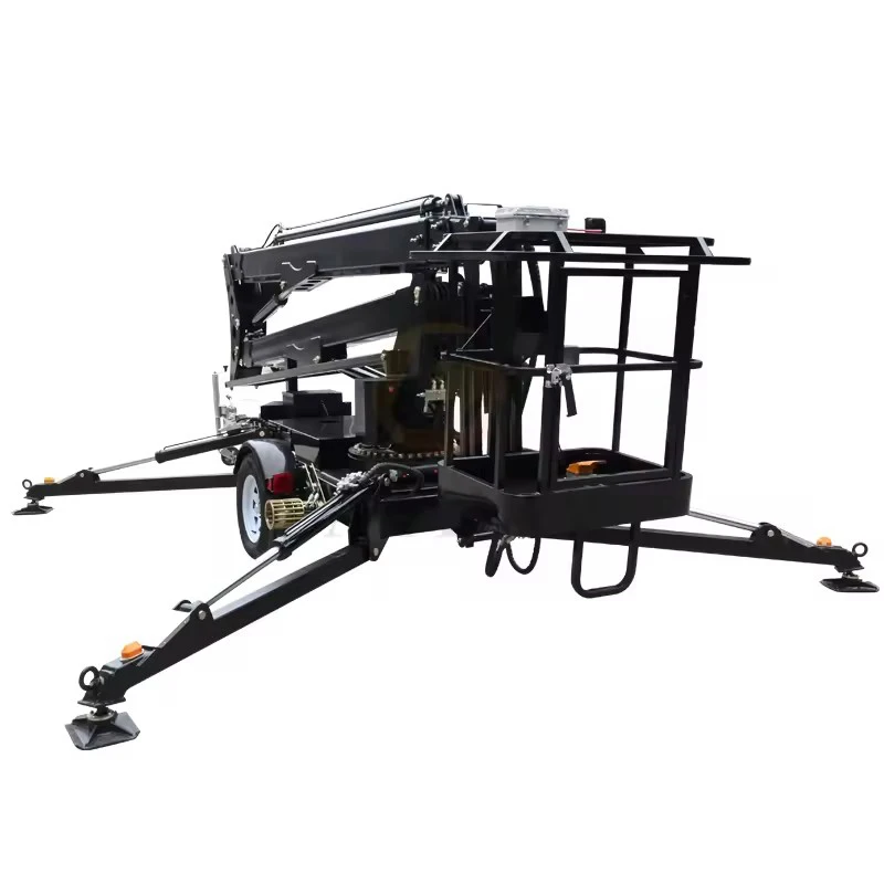 Wholesale sale Cherry Picker 10m-20m Spider Type Crawler Self Elevator Aerial Work Light Boom Lifts