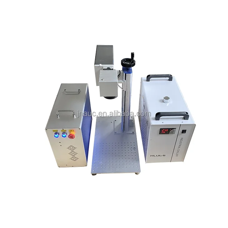 3W 5W 10w Split UV Laser Marking Machine for Glass/Plastic/ABS Ultraviolet 3 watt 5 watt UV Laser Marker with Water Chiller