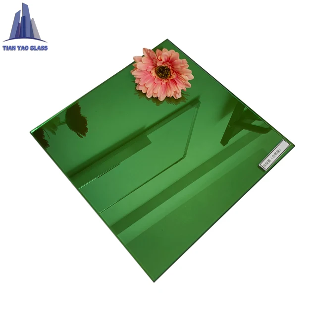 Tinted float glass Sheet Grey Green Reflective Glass for Decoration
