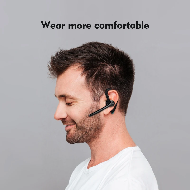 
POLVCDG F910 Wireless Headphones Business Driving Wireless Earphone HD Mic Waterproof Sports Wireless Headset Earphone for Sony 