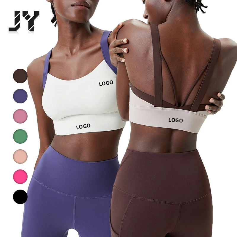 JY Color лидер продаж привлекательный дизайн высококачественный Эластичный переносной Топ для тренировок тренажерный зал фитнес Йога летний бюстгальтер
