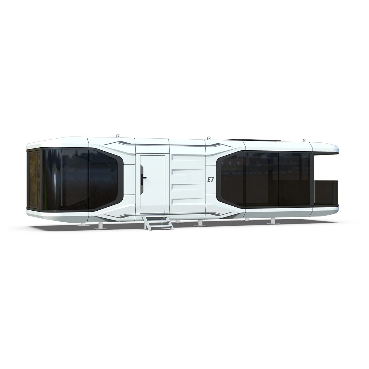 E7 Manufacturer Factory Supply ECO Friendly  Mobile Home Waterproof Double Wide Mobile House Capsule Home for Sale