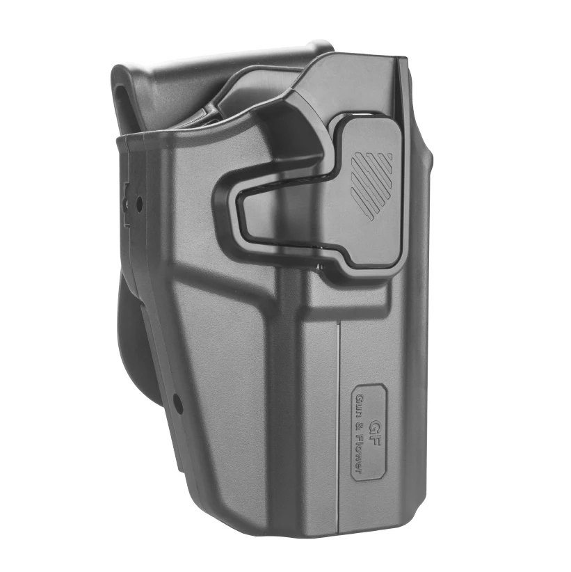 Universal Holster Auto Locking Holder Holster Index Finger Release Red Dot Bearing Comfortable Paddle Attachment