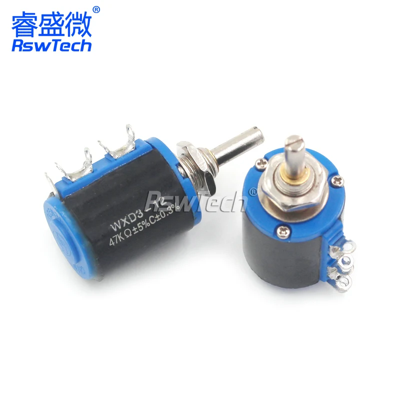 High Quality Short style WXD3-12-2W ip67 waterproof cts 100k dimmer b20k potentiometer alps