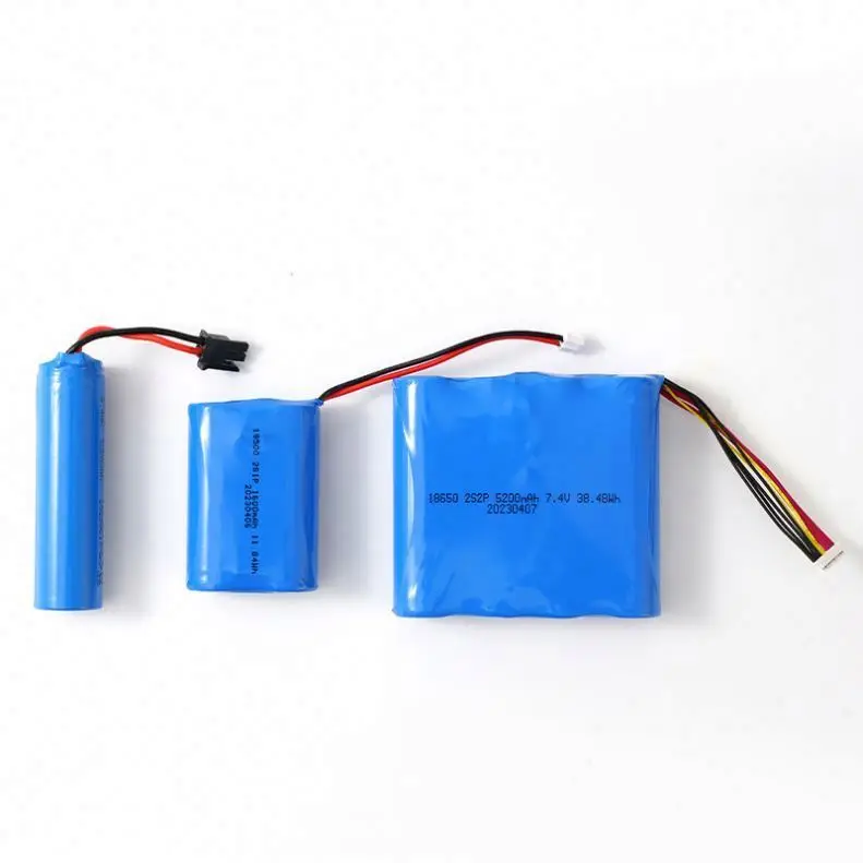 NEW 18650 battery 7.4v 2000mah 18650 mah 2600 battery 18650 power bank case