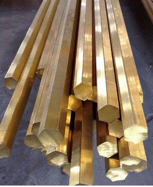China Manufacturer Round Shape Brazing Hexagonal Brass Rod for Industry