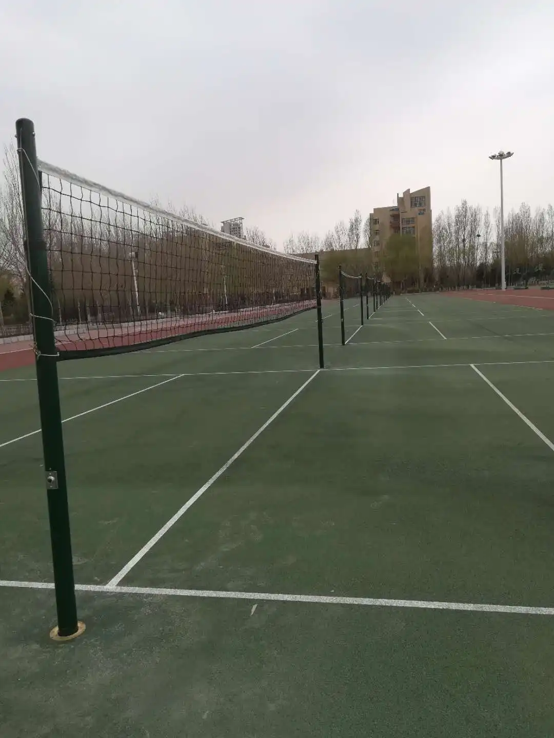 Aluminum Alloy straight Inserting Volleyball Poles, volleyball post, net post