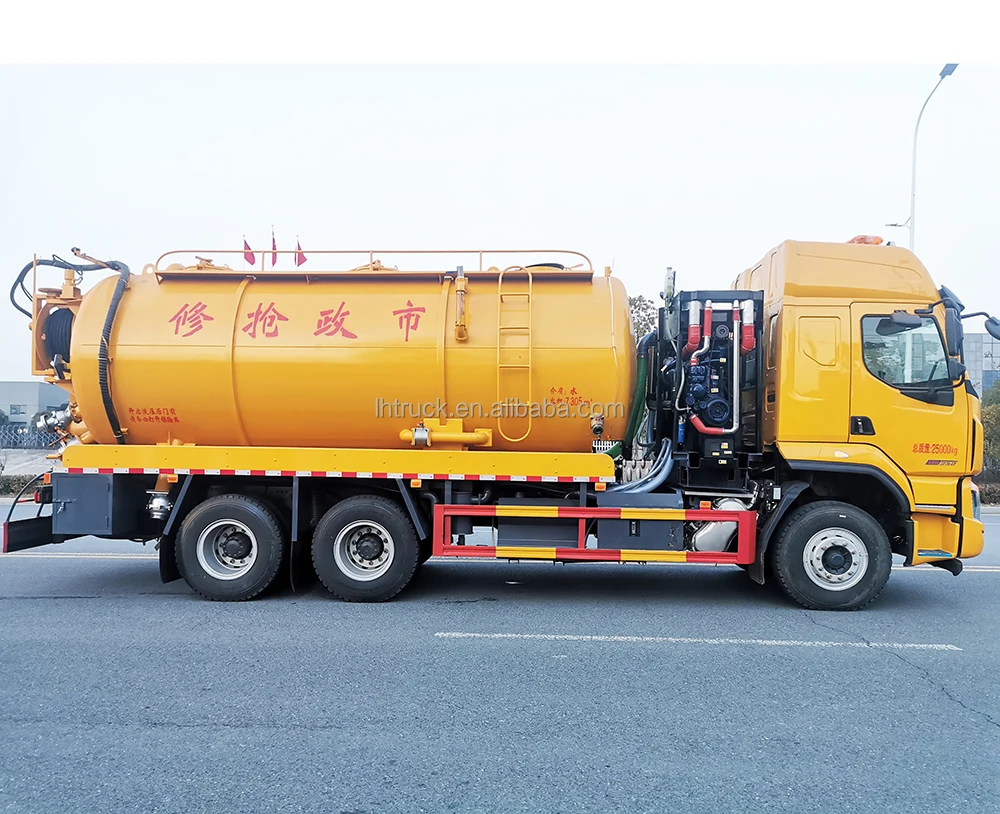 New Suction Sewerage Septic Tank Sewer Cleaning Vacuum Sewage Suction Truck Hot Sale From Original Factory