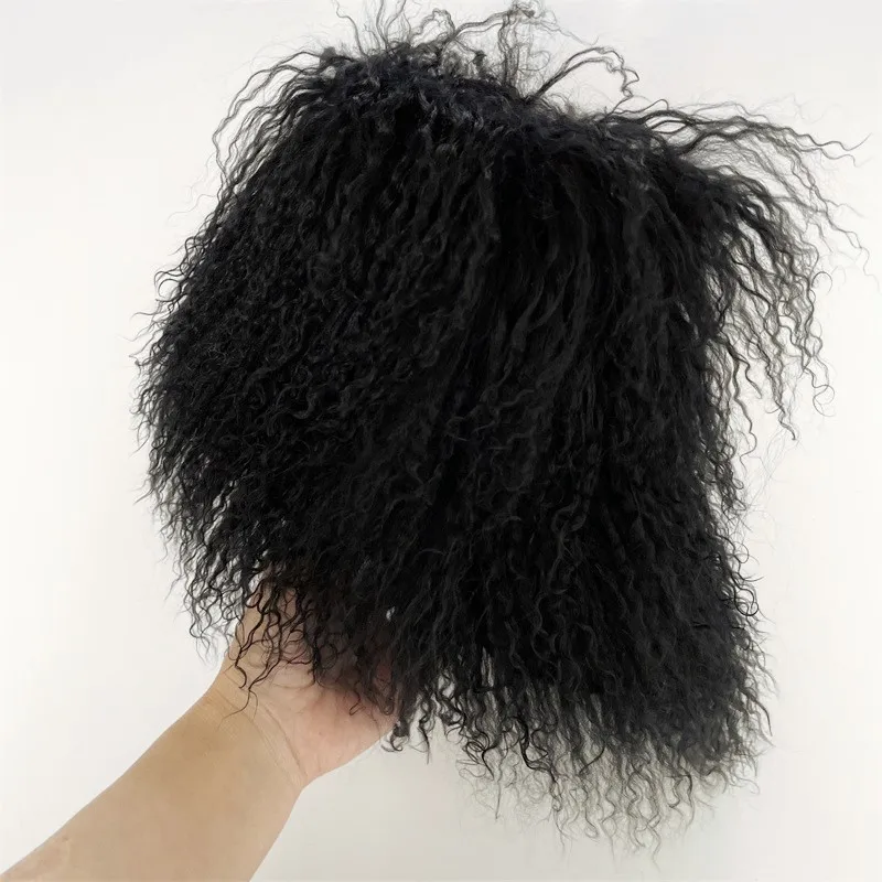 Fashion Mongolian fur boots sheep fur snow boots full covered with fur for Kids Winter Warm Shoes