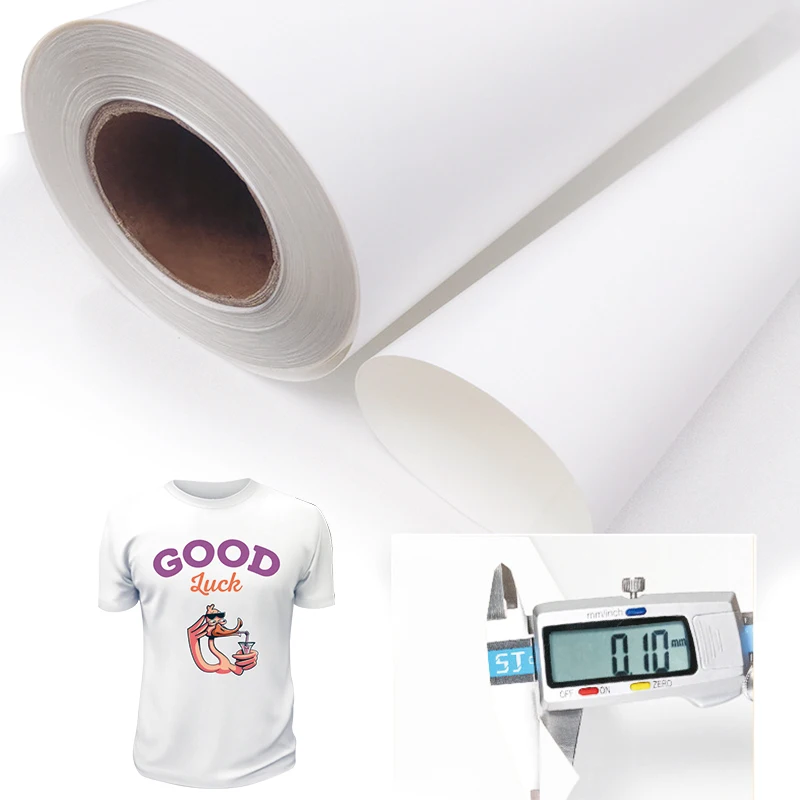 Korea Quality Anti Sublimation Vinyl Film PU Printable Subliblock Heat Transfer HTV Vinyl Roll for Dark Fabric Clothing
