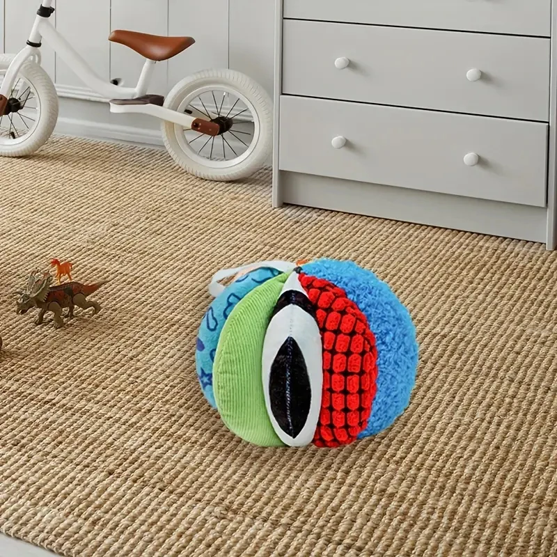 Baby 6-12 Months Different Sensory Early Educational Learning Infant Cloth Ball Montessori Toy