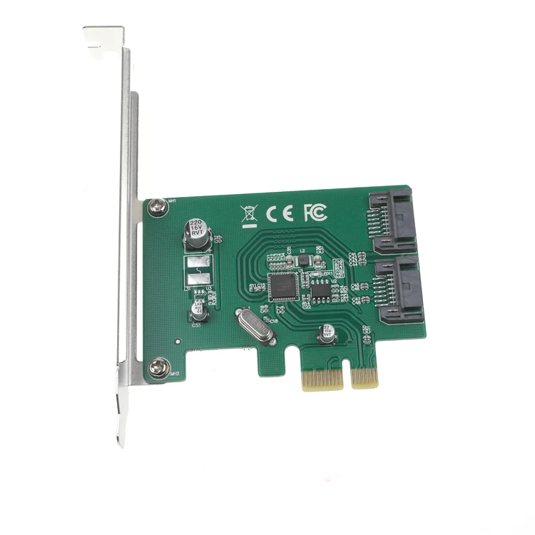 2 Port SATA3.0 6 Gbps PCI Express Controller Card Dual Port PCIe SATA III Card Adapter